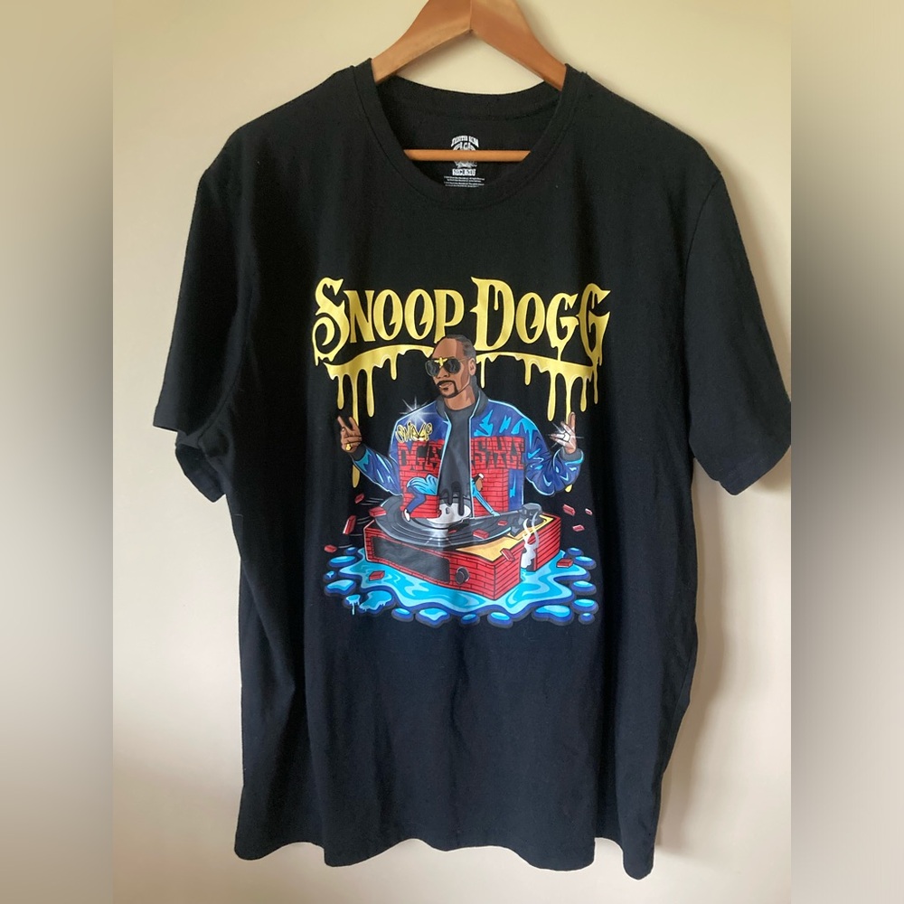 Snoop Dogg Black Graphic T-Shirt
